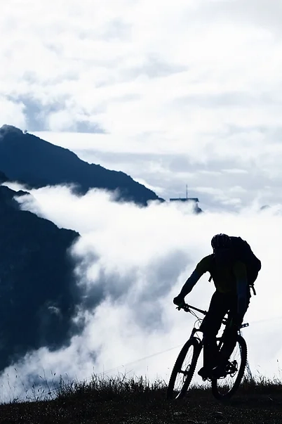 Fietser – verticaal